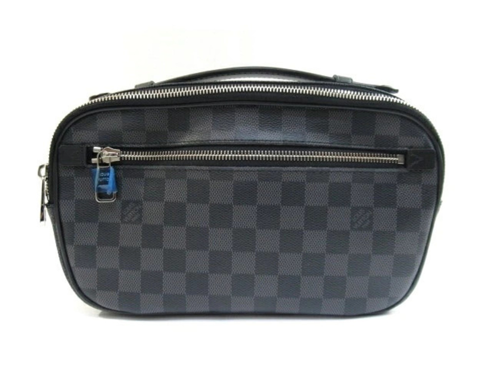 LOUIS VUITTON Bag Ambrelle Shoulder Body Damier Graphite Black